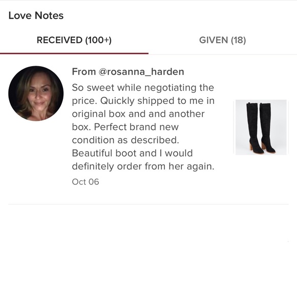 Black faux Suede chunky heel Knee high Boot - Picture 4 of 8